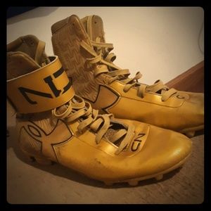 Limited edition gold cam newton cleats